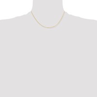 Chisel Gold-tone Brass 1.70mm Plated 16 Inch Rolo Chain view 4