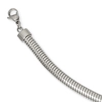 Chisel Stainless Steel Polished 8mm Necklace, 18" view 3