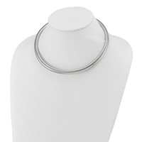 Chisel Stainless Steel Polished 8mm Necklace, 18" view 4