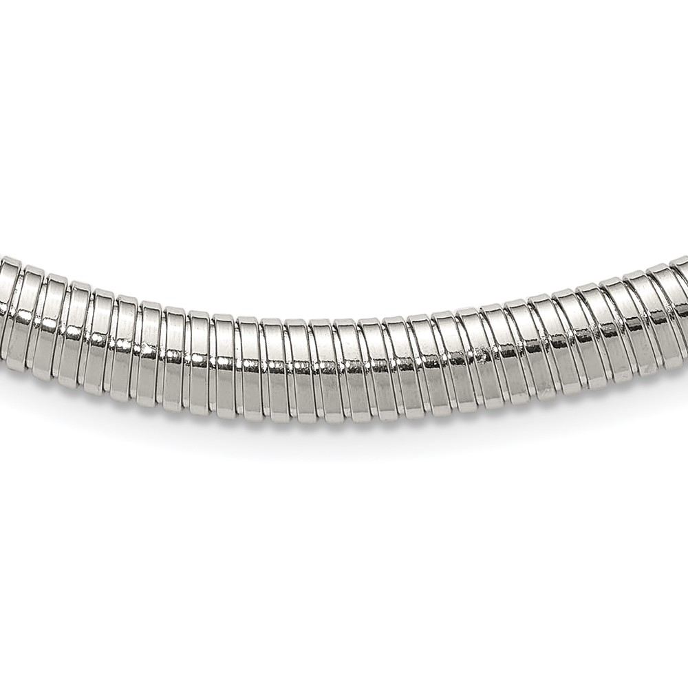 Chisel Stainless Steel Polished 8mm Necklace, 18"