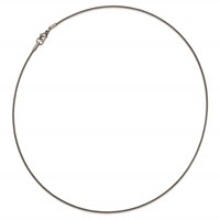 Chisel Stainless Steel Polished and Textured Necklace, 16" view 2