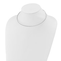 Chisel Stainless Steel Polished and Textured Necklace, 16" view 4