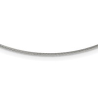 Chisel Stainless Steel Polished and Textured Necklace, 16" view 1