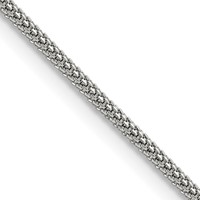 Chisel Stainless Steel Polished 2mm Bismark Chain, 18" view 1