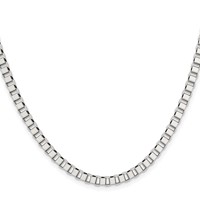 Chisel Stainless Steel Polished 4mm Box Chain, 20" view 2