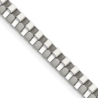 Chisel Stainless Steel Polished 4mm Box Chain, 20" view 1