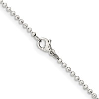 Chisel Stainless Steel Polished 2mm Ball Chain, 16" view 3