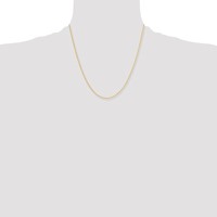 Chisel Stainless Steel Polished Yellow IP-plated 2mm Ball Chain, 18" view 4
