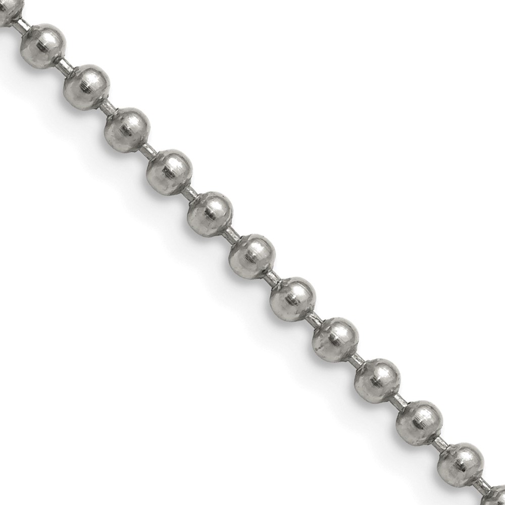 Chisel Stainless Steel Polished 3mm Ball Chain, 18"