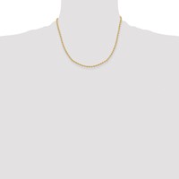 Chisel Stainless Steel Polished Yellow IP-plated 3mm Ball Chain, 18" view 4
