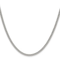 Chisel Stainless Steel Polished 3mm Curb Chain, 18" view 3