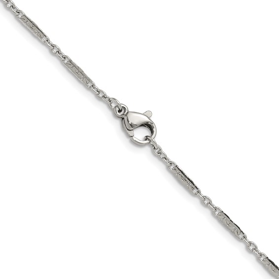 Chisel Stainless Steel Fancy Link Chain