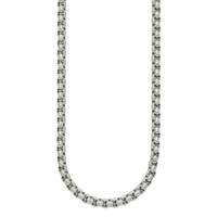Chisel Stainless Steel Polished Fancy Box Chain, 24" view 3
