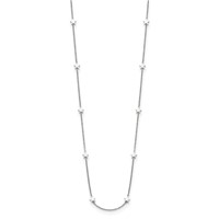 Chisel Stainless Steel Polished Stars on a Cable Chain Necklace, 35" view 2