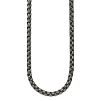 Chisel Stainless Steel Antiqued Box Chain - 24in view 2