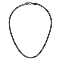 Chisel Stainless Steel Antiqued Box Chain - 24in view 5