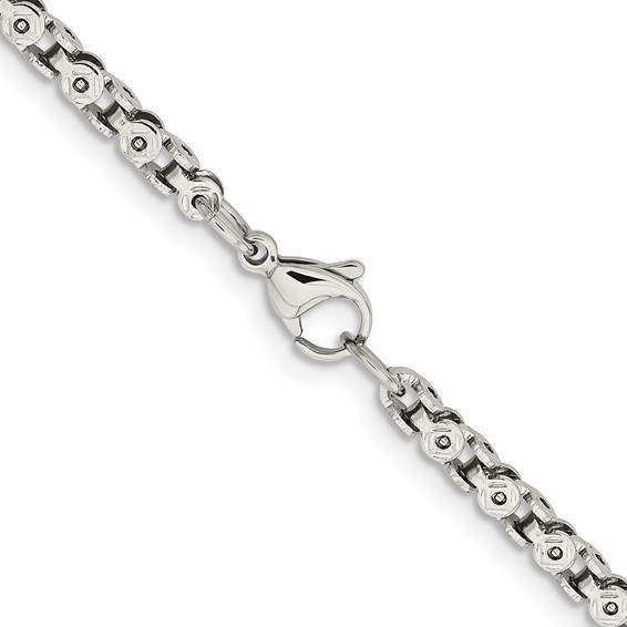 Chisel Stainless Steel Fancy Link Chain
