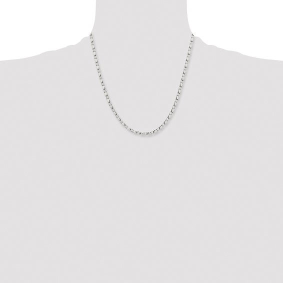 Stainless Steel Polished Fancy Link 20in Chain