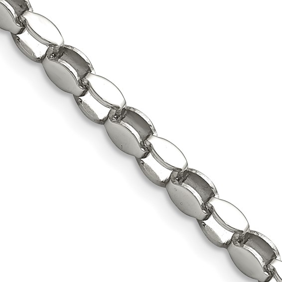 Stainless Steel Polished Fancy Link 22in Chain