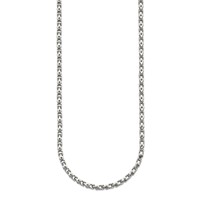Chisel Stainless Steel Polished Fancy Link Chain, 18" view 3