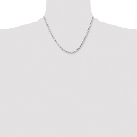 Chisel Stainless Steel Textured Rolo Chain