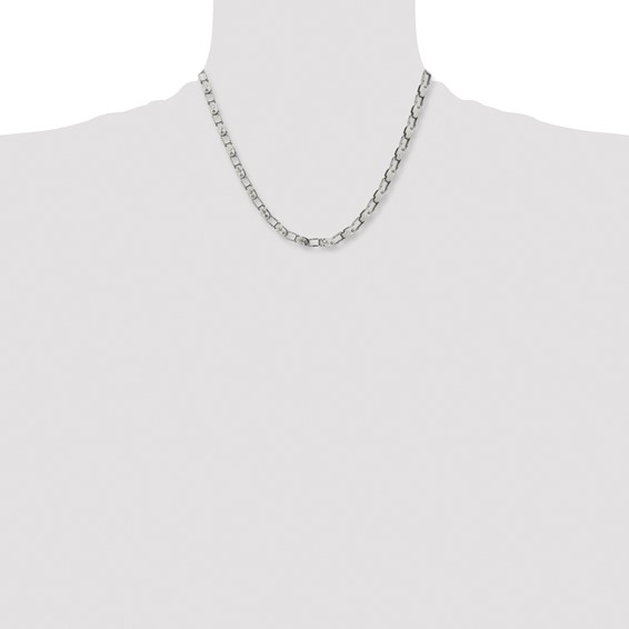 Chisel Stainless Steel Cross Fancy Link Chain