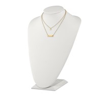 Chisel Stainless Steel Polished Yellow IP-plated Star and Bar Multi Strand Cable Chain Necklace with a 1.5 Inch Extension, 15.5" view 2