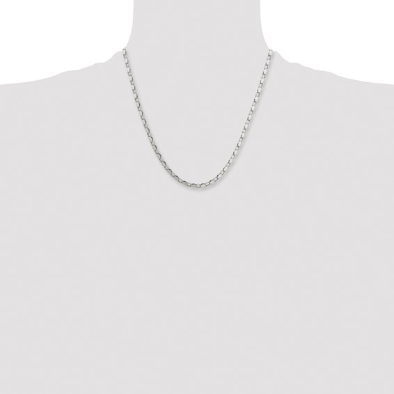 Stainless Steel Polished Fancy Link 20in Chain