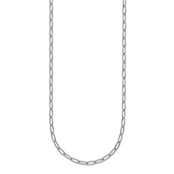 Stainless Steel Paperclip Necklace