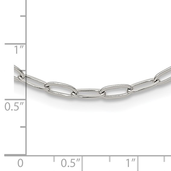 Stainless Steel Paperclip Necklace