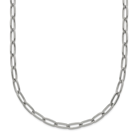 Stainless Steel Paperclip Necklace