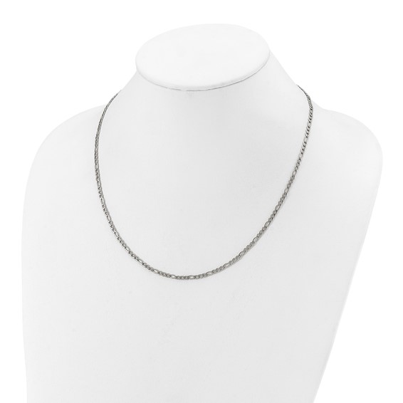 Chisel Stainless Steel Figaro Chain