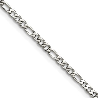 Chisel Stainless Steel Figaro Chain