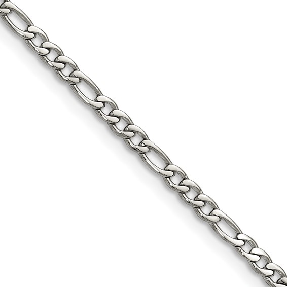 Chisel Stainless Steel Figaro Chain