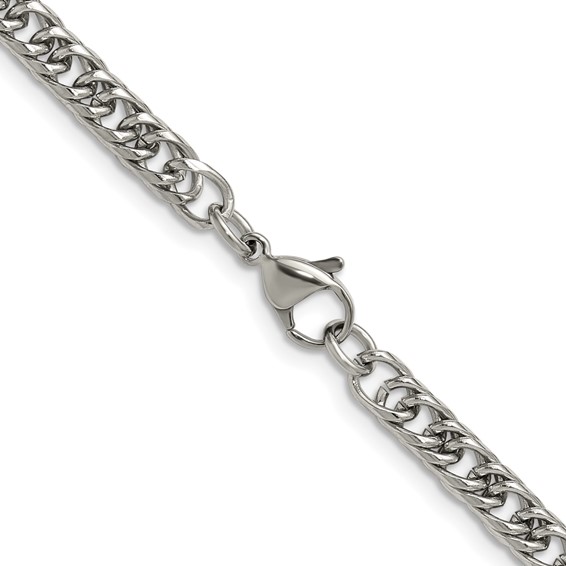 Chisel Stainless Steel Double Curb Chain