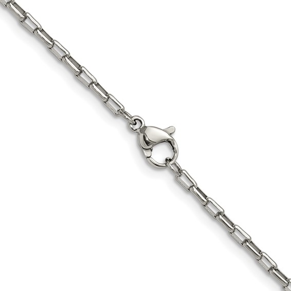 Chisel Stainless Steel Fancy Box/Paperclip Chain