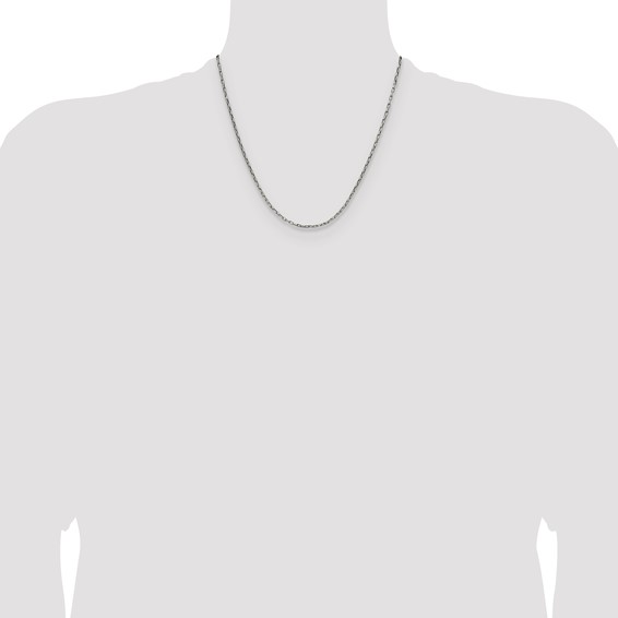 Chisel Stainless Steel Fancy Box/Paperclip Chain