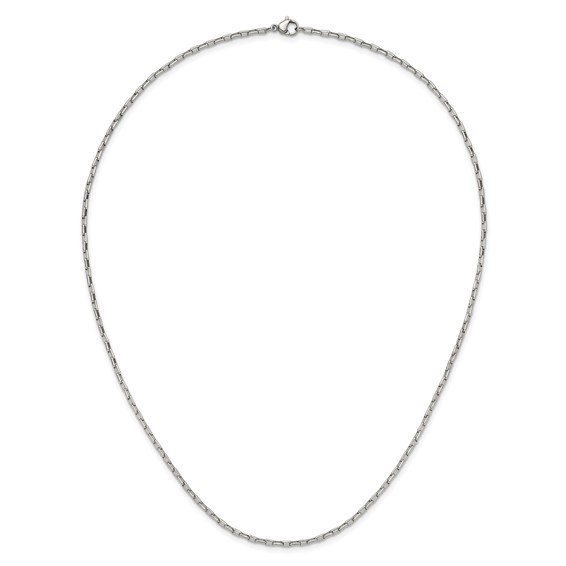 Chisel Stainless Steel Fancy Box/Paperclip Chain