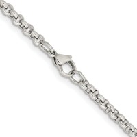 Chisel Stainless Steel Polished 3.9mm Rolo Chain, 18" view 3