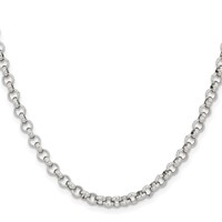 Chisel Stainless Steel Polished 4.6mm Rolo Chain, 18" view 2