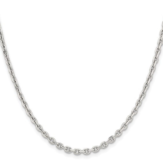 Chisel Stainless Steel Diamond-Cut Cable Chain