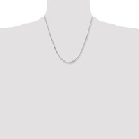 Chisel Stainless Steel Polished Diamond-cut 4.3mm Cable Chain, 20" view 4