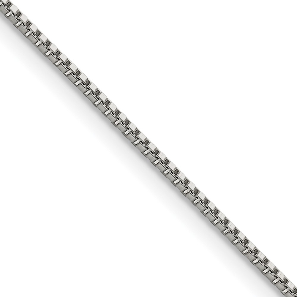 Chisel Stainless Steel Polished 1.2mm 16 Inch Box Chain