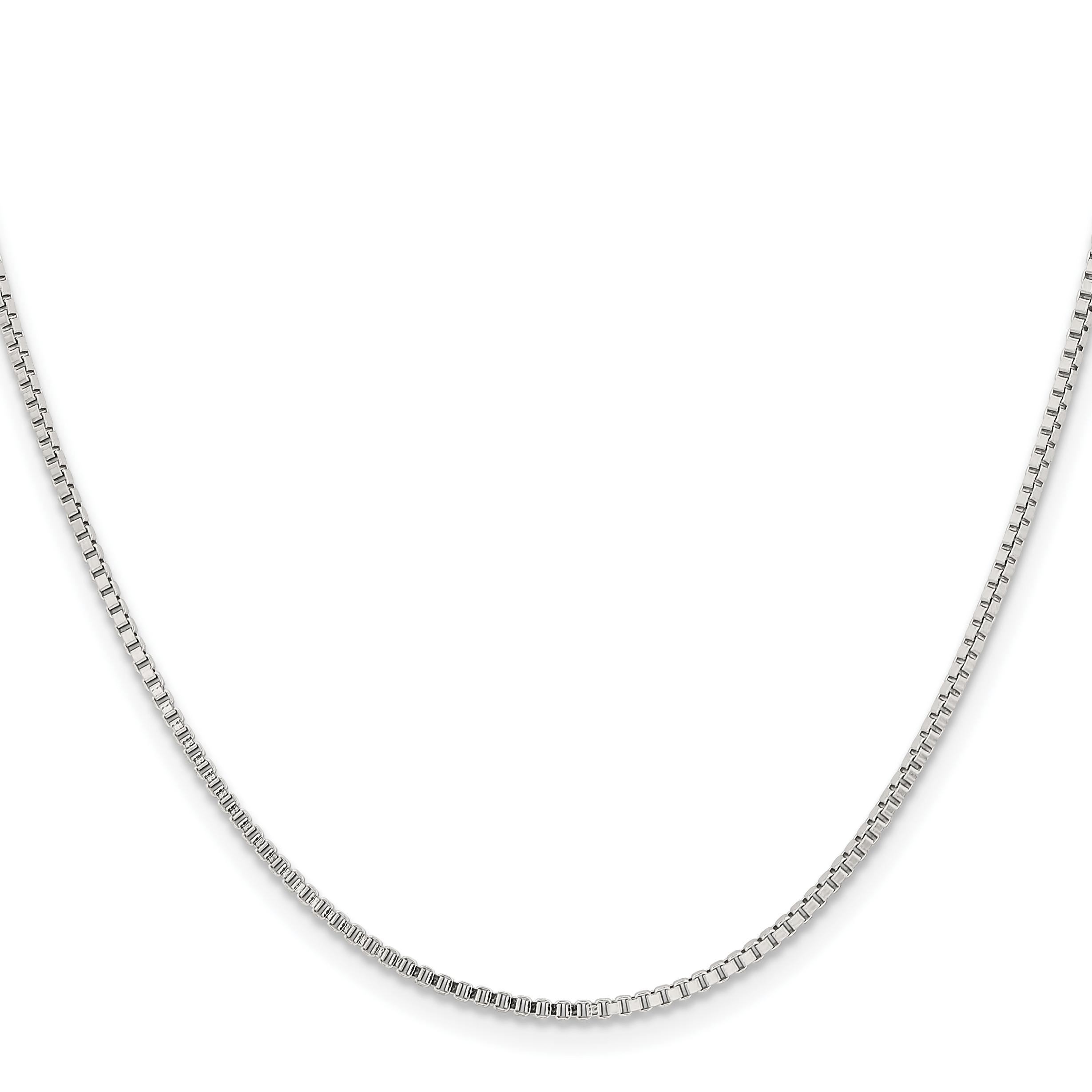 Chisel Stainless Steel Polished 1.5mm 20 inch Box Chain SRN662 ...