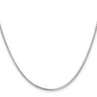 Chisel Stainless Steel Polished 1.5mm Box Chain, 16" view 2