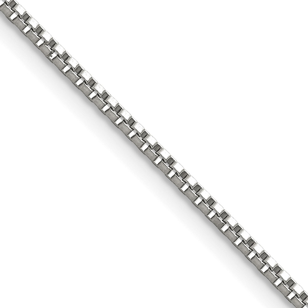 Chisel Stainless Steel Polished 1.5mm Box Chain, 16"