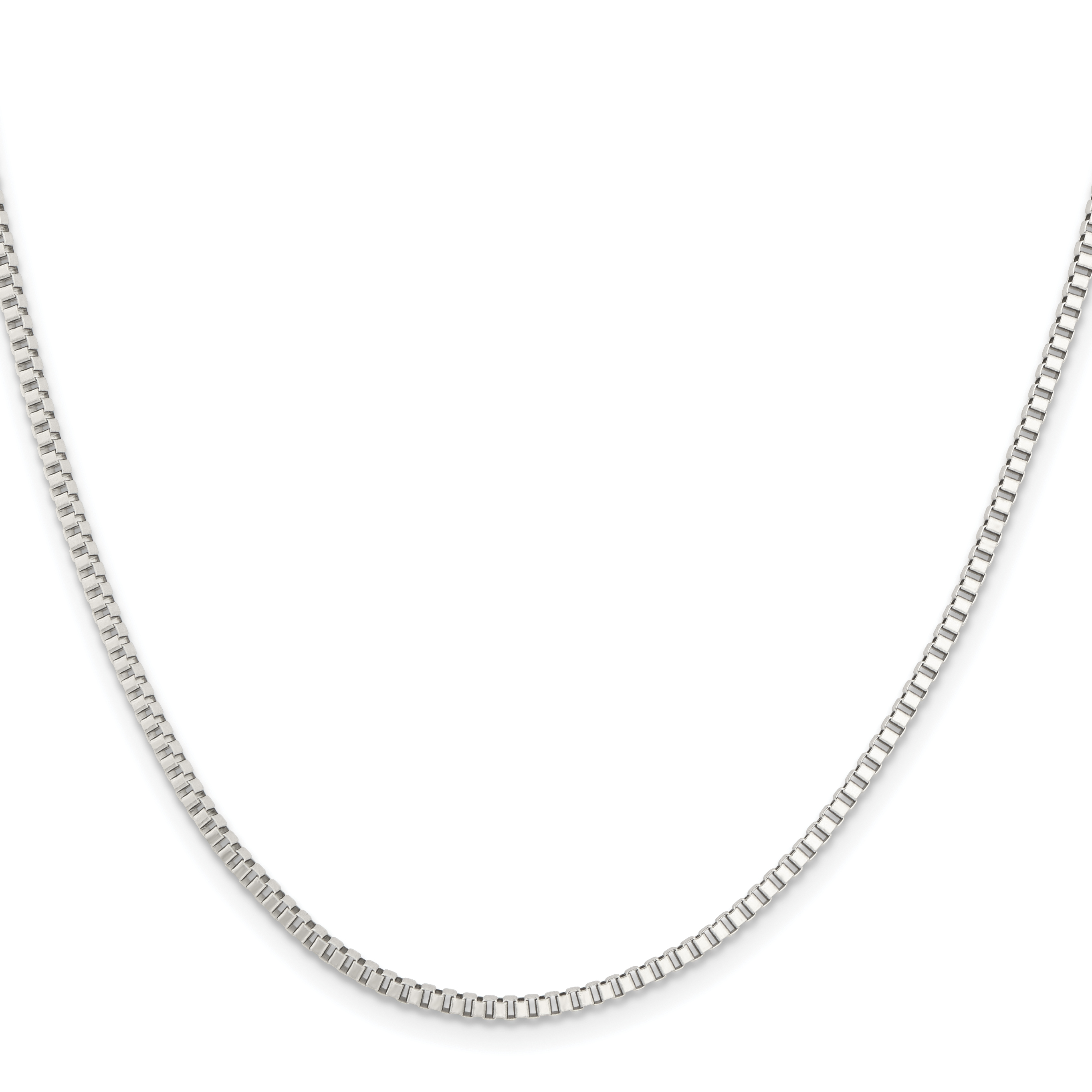Chisel Stainless Steel Polished 2mm 22 inch Box Chain SRN663 ...