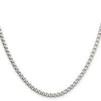 Chisel Stainless Steel Polished 3.2mm Box Chain - 20in view 2