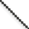 Stainless Steel 2-3mm Ball (Beaded) Chain Necklace 18-30 Inch Mens Womens