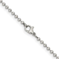 Chisel Stainless Steel Polished 2.4mm Ball Chain - 16in view 3